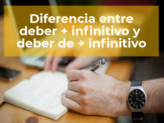 Diferencia entre “deber” + infinitivo y “deber de” + infinitivo
